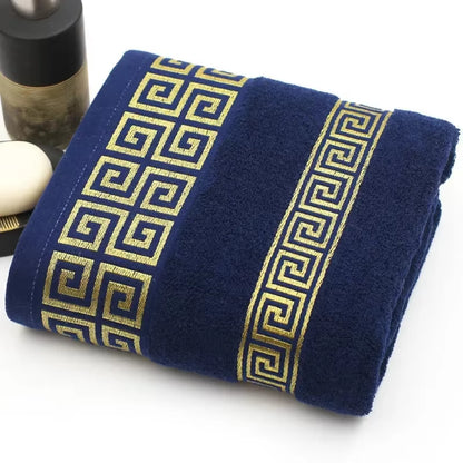 100% Cotton High Quality Face Bath Towels Bathroom Soft Feel Highly Absorbent Shower Hotel Towel Gift Towels 34X74Cm