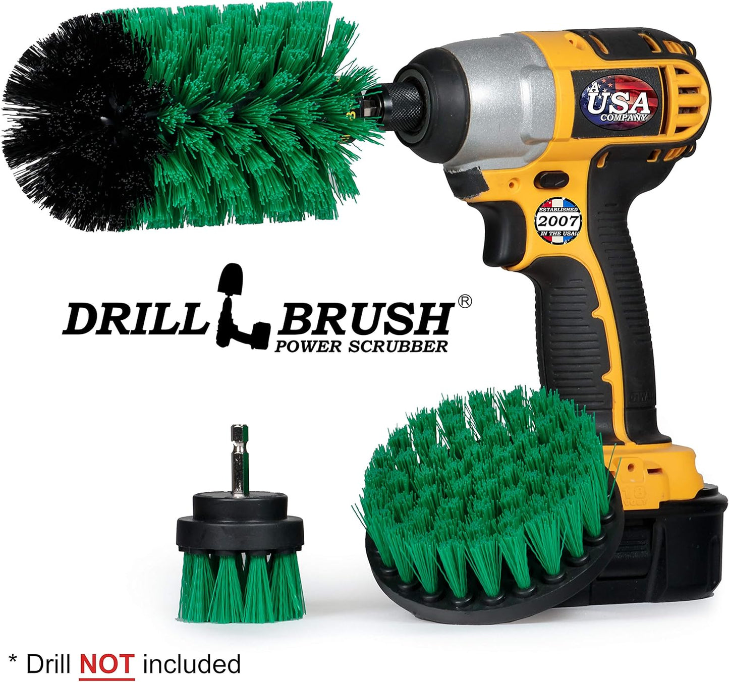 -  Oven Cleaner Brush Set - Kitchen Cleaning Brush Drill Brush Set - Kitchen Accessories - Drill Brush Attachment Countertop Scrubber Brush Set