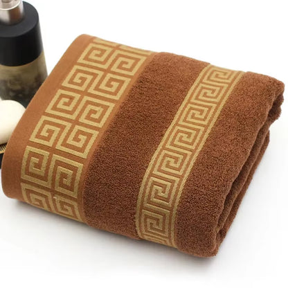 100% Cotton High Quality Face Bath Towels Bathroom Soft Feel Highly Absorbent Shower Hotel Towel Gift Towels 34X74Cm