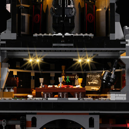 Suitable for Lego 10333 Lord of the Rings Baladu Black Tower Led Building Blocks Toy Lighting Fixtures Sets