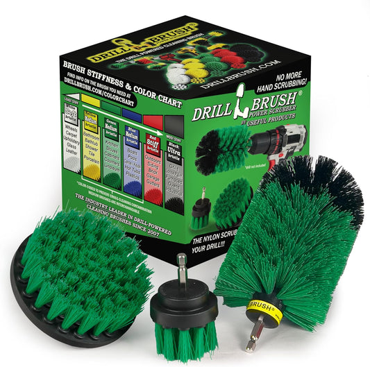 -  Oven Cleaner Brush Set - Kitchen Cleaning Brush Drill Brush Set - Kitchen Accessories - Drill Brush Attachment Countertop Scrubber Brush Set