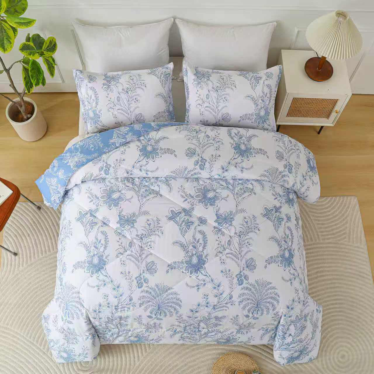 Lightweight All Season Comforter Set Bedding Set (Twin/Queen/King)