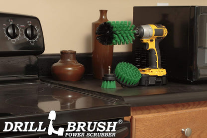 -  Oven Cleaner Brush Set - Kitchen Cleaning Brush Drill Brush Set - Kitchen Accessories - Drill Brush Attachment Countertop Scrubber Brush Set
