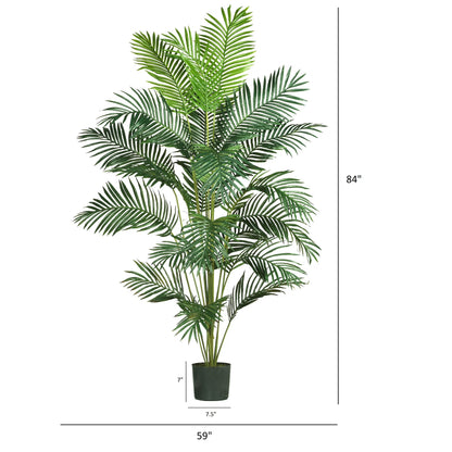 7 Ft. Paradise Palm Artificial Trees, Green