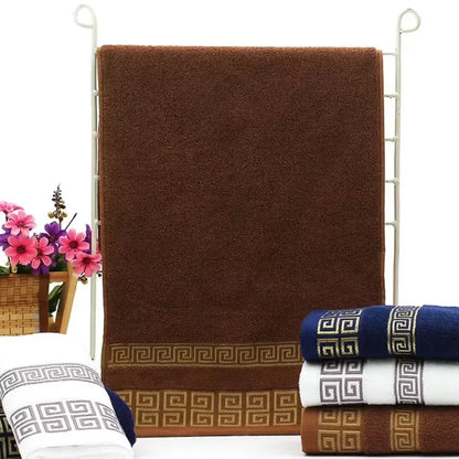100% Cotton High Quality Face Bath Towels Bathroom Soft Feel Highly Absorbent Shower Hotel Towel Gift Towels 34X74Cm
