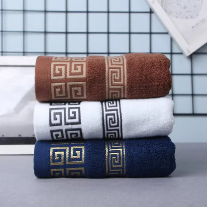 100% Cotton High Quality Face Bath Towels Bathroom Soft Feel Highly Absorbent Shower Hotel Towel Gift Towels 34X74Cm