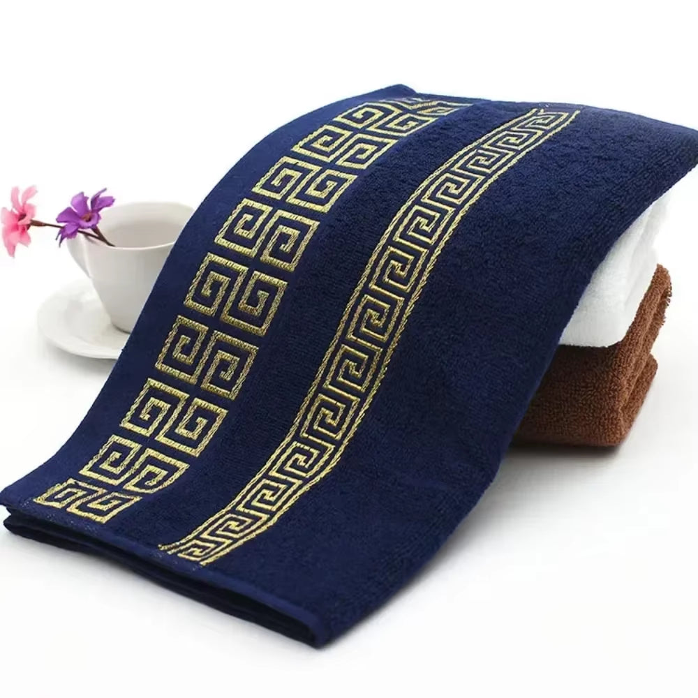 100% Cotton High Quality Face Bath Towels Bathroom Soft Feel Highly Absorbent Shower Hotel Towel Gift Towels 34X74Cm