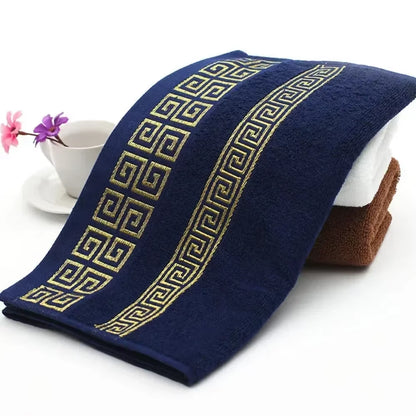 100% Cotton High Quality Face Bath Towels Bathroom Soft Feel Highly Absorbent Shower Hotel Towel Gift Towels 34X74Cm