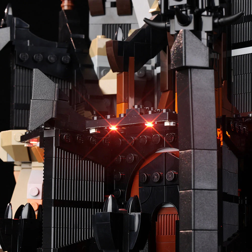 Suitable for Lego 10333 Lord of the Rings Baladu Black Tower Led Building Blocks Toy Lighting Fixtures Sets