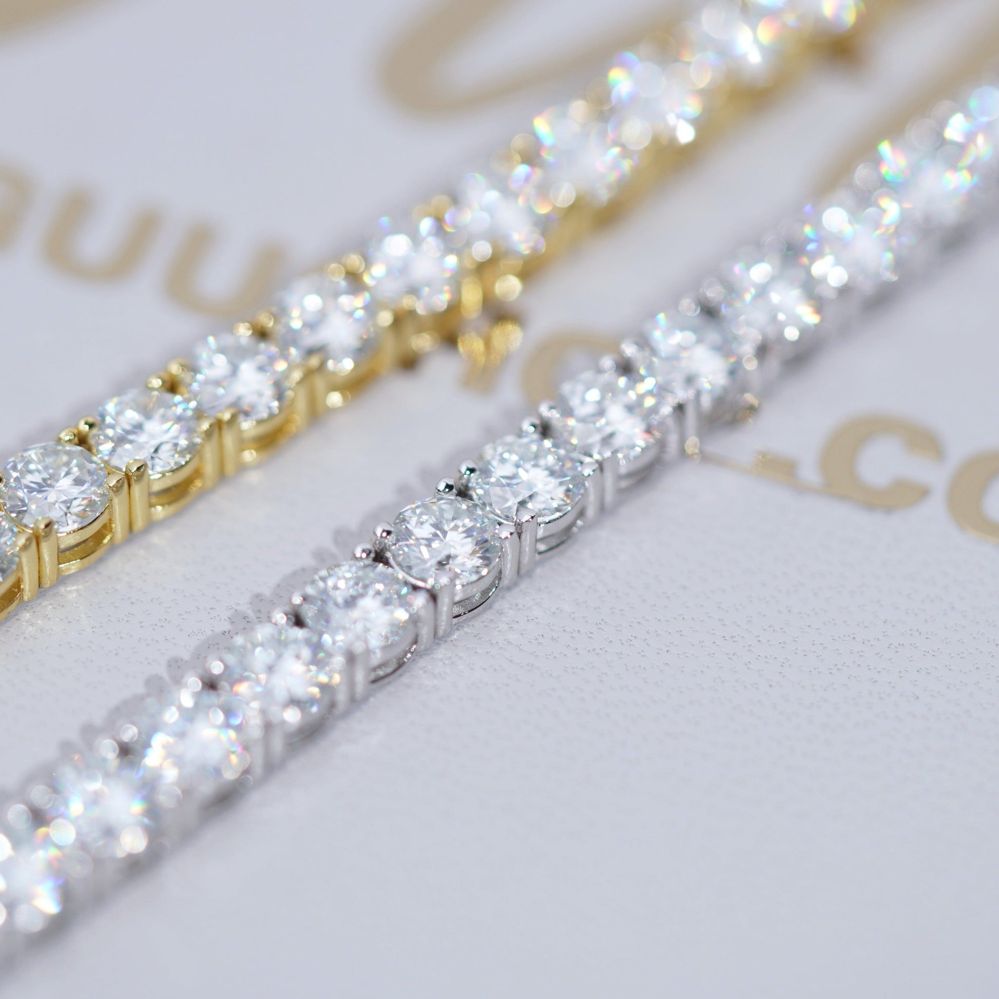 5MM 925S & VVS Moissanite Tennis Chain White Gold