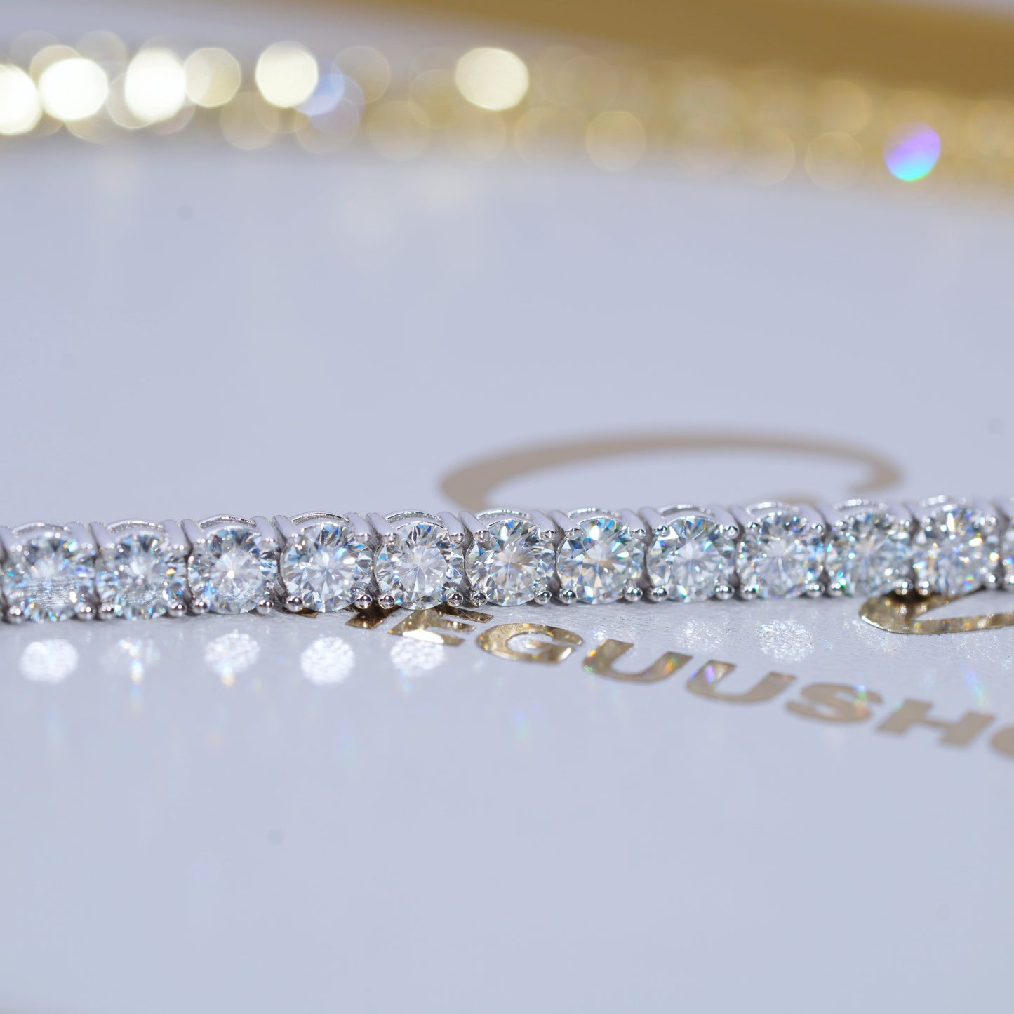 5MM 925S & VVS Moissanite Tennis Chain White Gold