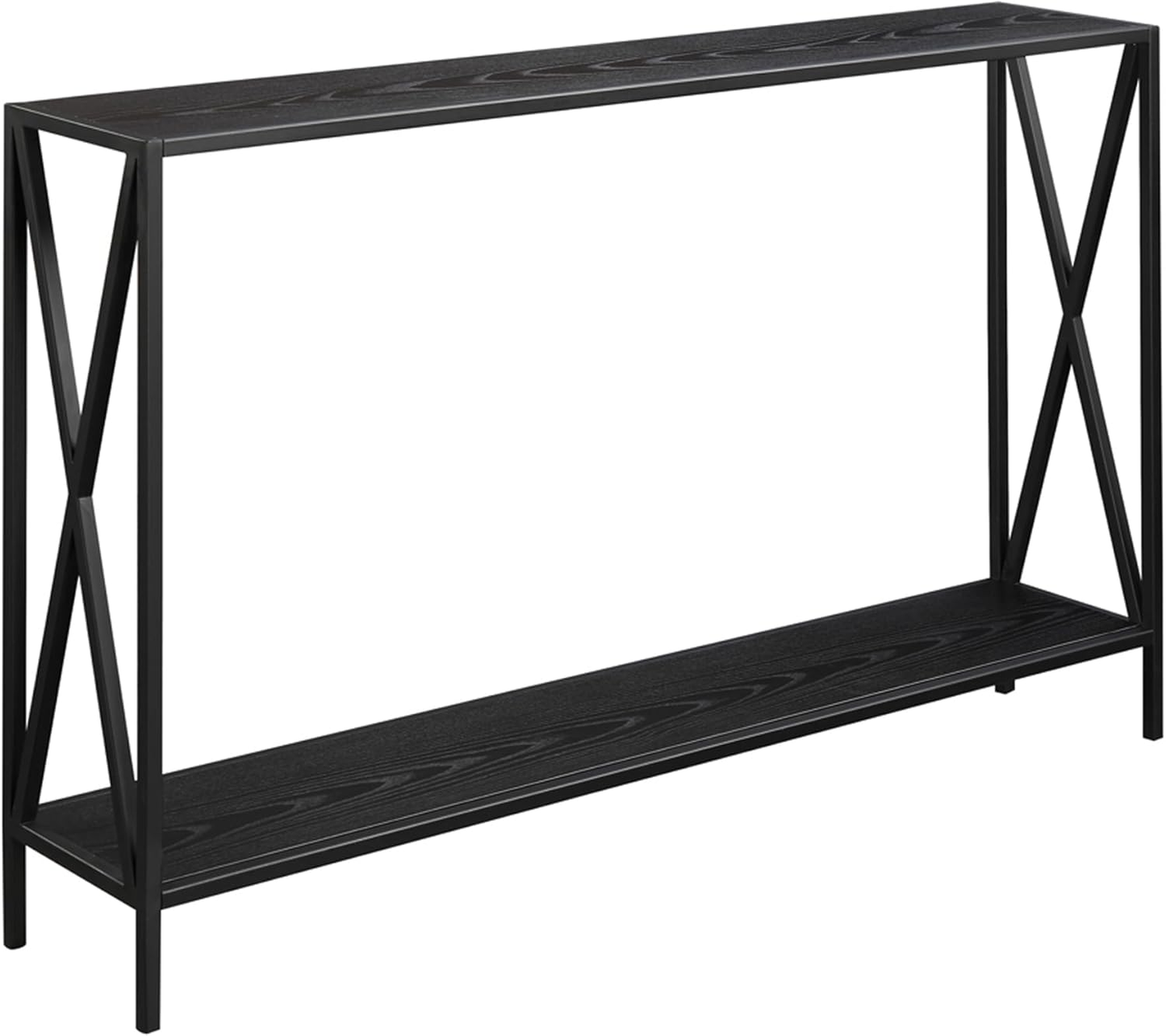 Tucson Console Table 47.25" | Modern Sofa & Entryway Hall Table in Black