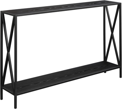 Tucson Console Table 47.25" | Modern Sofa & Entryway Hall Table in Black