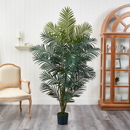 7 Ft. Paradise Palm Artificial Trees, Green