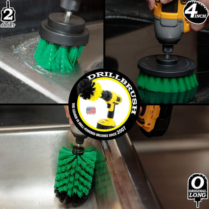 -  Oven Cleaner Brush Set - Kitchen Cleaning Brush Drill Brush Set - Kitchen Accessories - Drill Brush Attachment Countertop Scrubber Brush Set