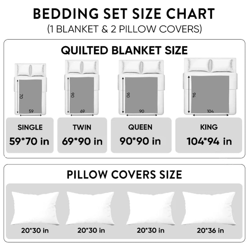 Purrs and Patches 3-Piece Quilted Bedding Set NCU0DK1617