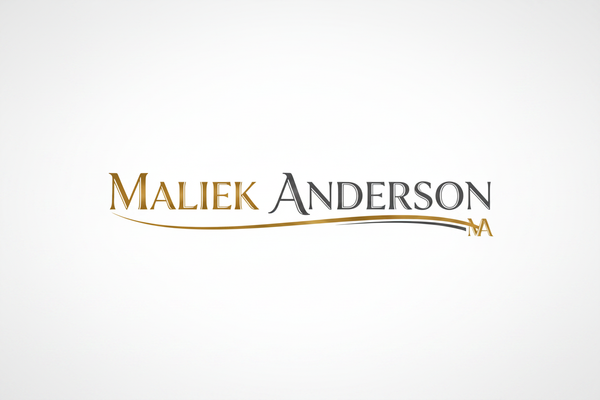 Maliek Anderson Logo - Original Style Grey Background